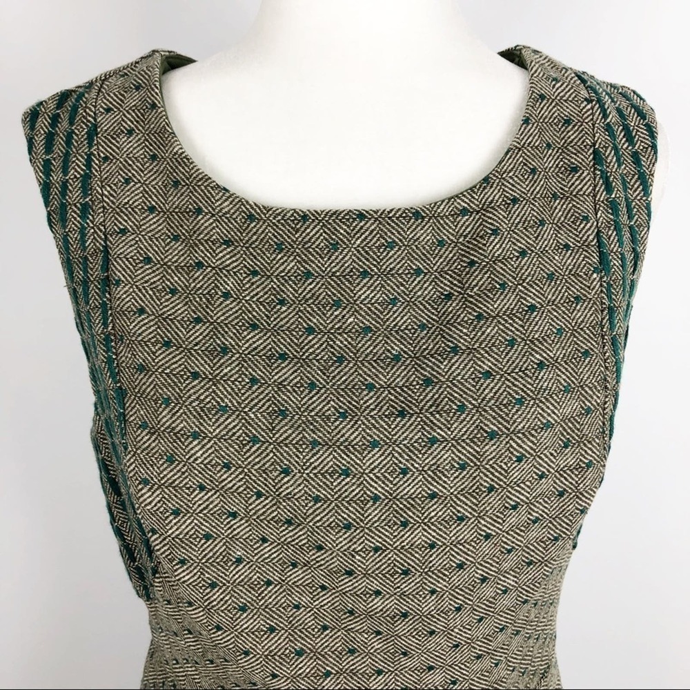 New Coconinno Vintage Berkeley Sleeveless Sweater Dress Size XL Green Wool - Picture 3 of 16